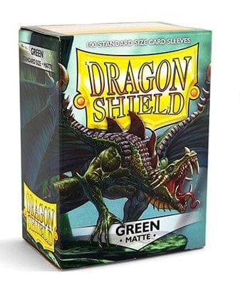 Dragonshield Box Sleeves Matte Green (100 stuks) 5706569110048