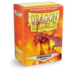 Dragonshield Box Sleeves Matte Orange (100 stuks) 5706569110130