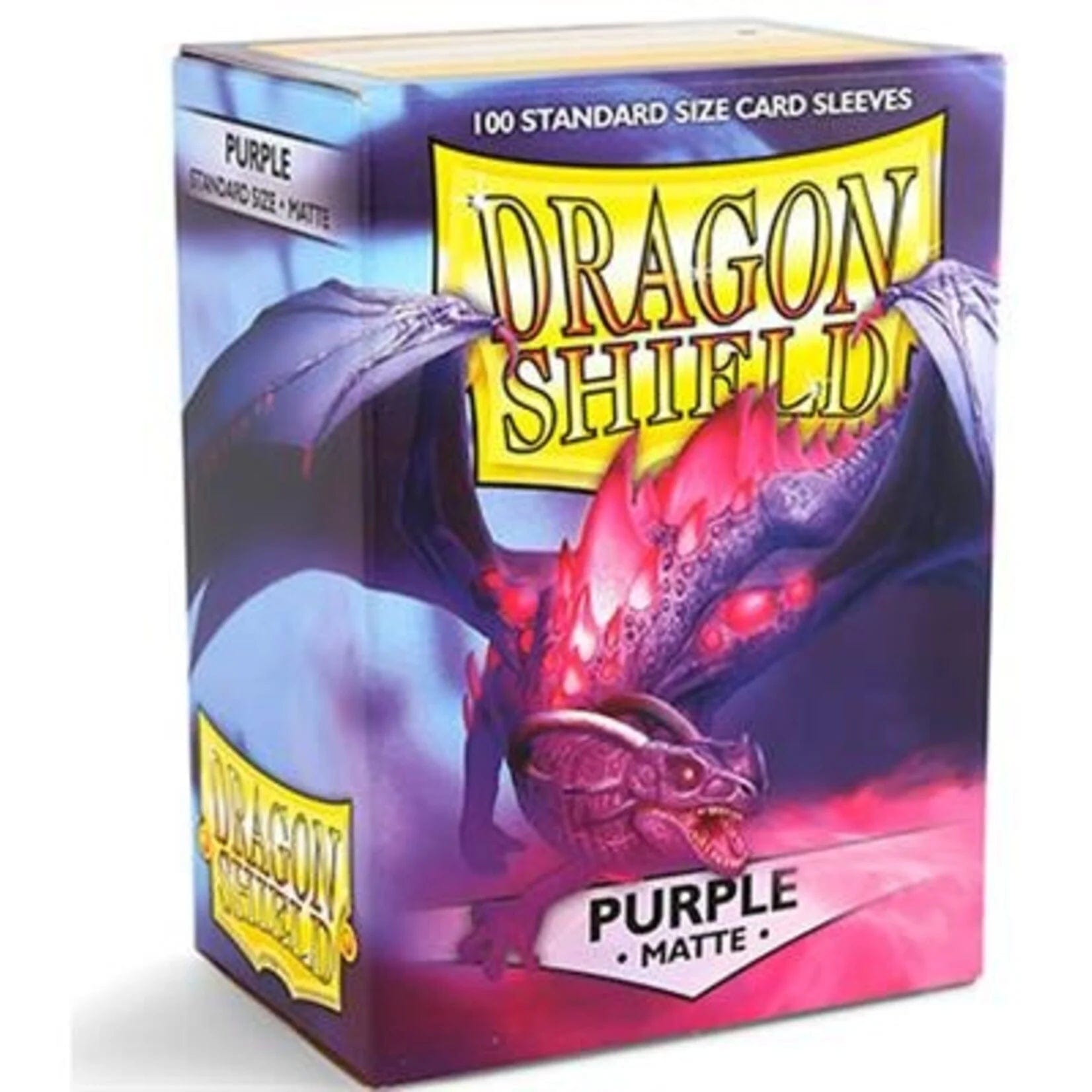 Dragonshield Box Sleeves Matte Purple (100 stuks) 5706569110093