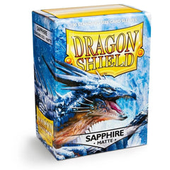 Dragonshield Box Sleeves Matte Sapphire (100 stuks) 5706569110284