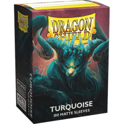 Dragonshield Box Sleeves Matte Turquoise (100 stuks) 5706569110550 Hover Image