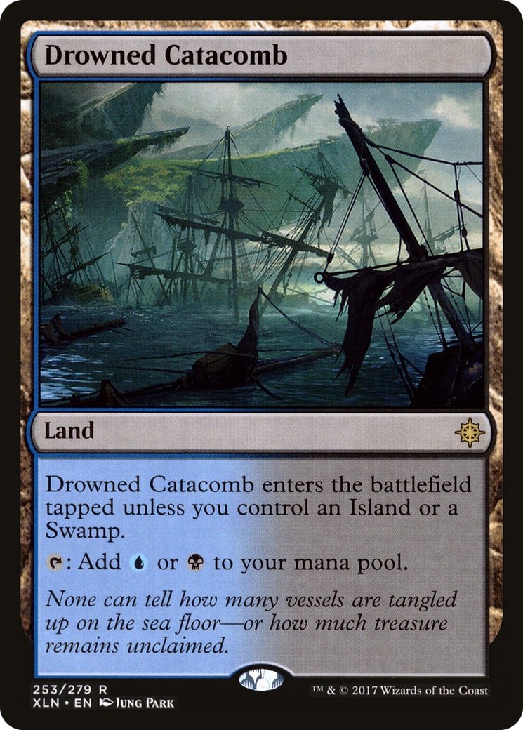 Drowned Catacomb – Ixalan 253 – Magic: The Gathering single card | Lichcards Hoofdafbeelding