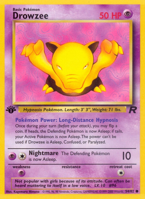 Drowzee – Team Rocket 54 – Pokémon TCG single card | Lichcards Image principale du produit