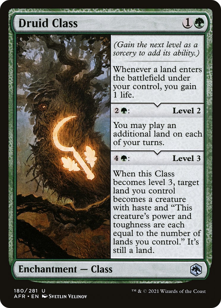 Druid Class – Adventures in the Forgotten Realms 180 – Magic: The Gathering single card | Lichcards Hauptbild