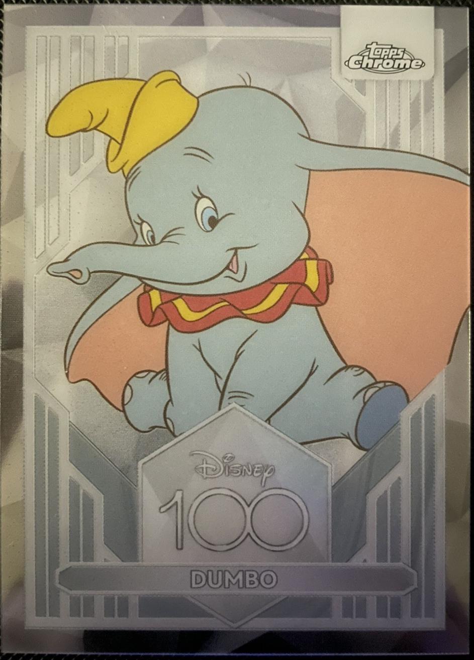 Dumbo 2023 Topps Chrome Disney 100 base kaart 98 Immagine principale del prodotto