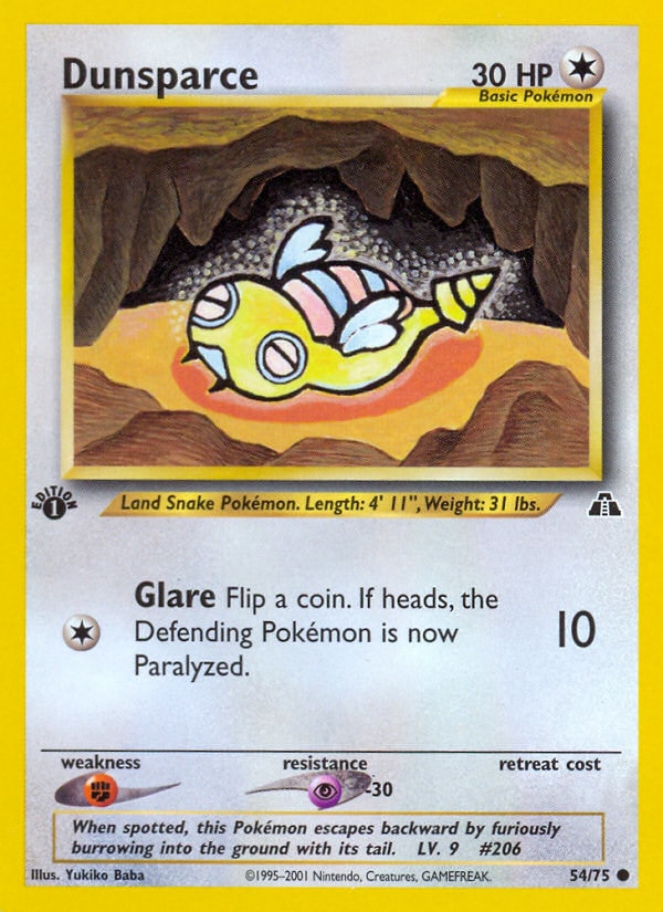 Dunsparce – Neo Discovery 54 – Pokémon TCG single card | Lichcards Main image