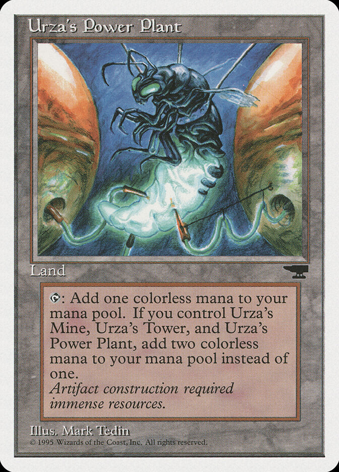 Magic-kaart Urza's Power Plant CHR-115c uit Chronicles (Common)