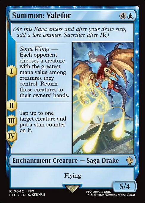 Summon: Valefor – Final Fantasy Commander (FIC-42) Magic: The Gathering card | LC-REM-20260804-15339674501452-e0474d99-48e5-4e60-8cd6-537a10bcfea5 Hoofdafbeelding
