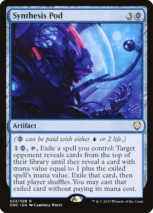 Synthesis Pod – Commander: Phyrexia: All Will Be One (ONC-23) Magic: The Gathering card