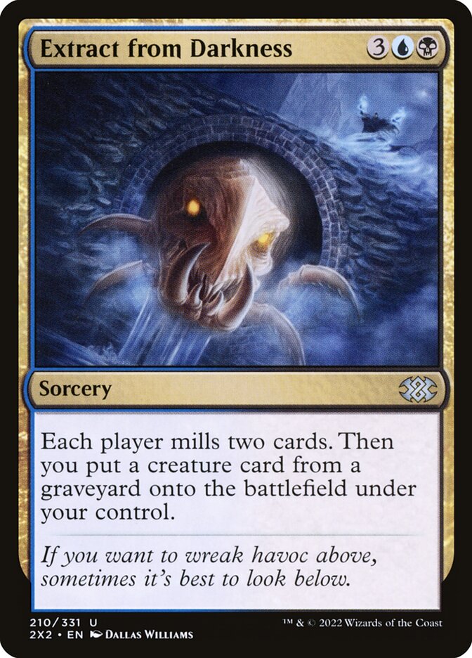 Extract from Darkness - Double Masters 2022 (Uncommon) [2X2-210] Main image