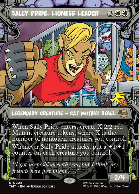 Sally Pride, Lioness Leader – Teenage Mutant Ninja Turtles (TMT-225) Magic: The Gathering card | LC-REM-20260804-15613343367500-e07e1c31-d6f0-491c-b231-e1df87c9ea9f