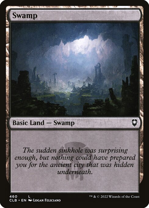Swamp – Commander Legends: Battle for Baldur's Gate (CLB-460) Magic: The Gathering card | LC-REM-20260804-15151161246028-e0866a19-429b-43e4-a4a1-338fe12ead42 Image principale du produit