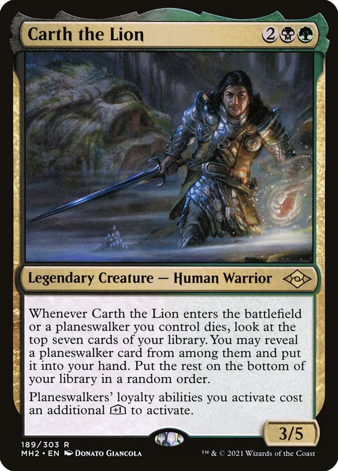 Carth the Lion - Modern Horizons 2 (Rare) [MH2-189] Imagen principal del producto