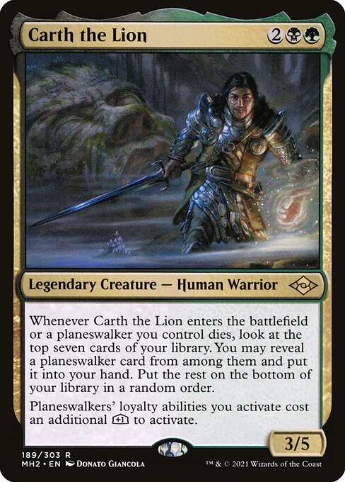 Carth the Lion – Modern Horizons 2 (MH2-189) Magic: The Gathering card | LC-REM-20260804-15150846574924-e09e9b65-ff0e-4efe-b96a-ede69c96e2ea