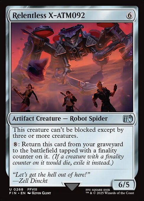 Relentless X-ATM092 – Final Fantasy (FIN-268) Magic: The Gathering card | LC-REM-20260804-15543934583116-e09ee4c9-85ef-4d1e-864b-d659b8e8f51d Main image