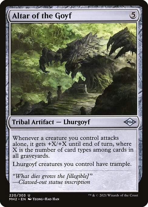 Altar of the Goyf – Modern Horizons 2 (MH2-220) Magic: The Gathering card Image principale du produit
