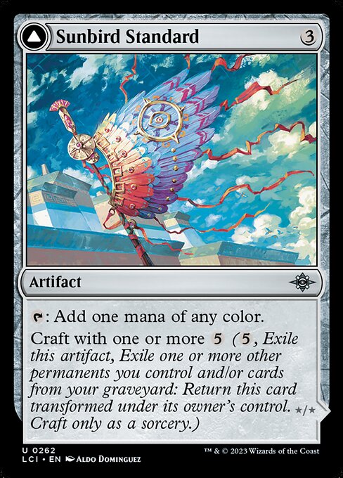 Sunbird Standard // Sunbird Effigy – The Lost Caverns of Ixalan (LCI-262) Magic: The Gathering card