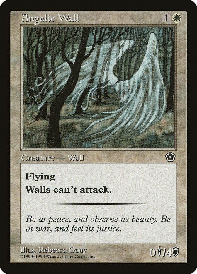 Magic-kaart Angelic Wall P02-10 uit Portal Second Age (Common)