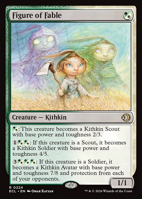 Figure of Fable – Lorwyn Eclipsed (ECL-224) Magic: The Gathering card