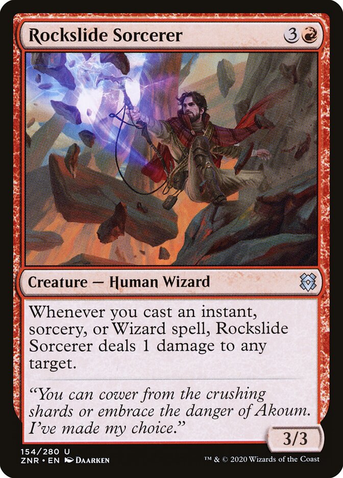 Rockslide Sorcerer - Zendikar Rising (Uncommon) [ZNR-154]