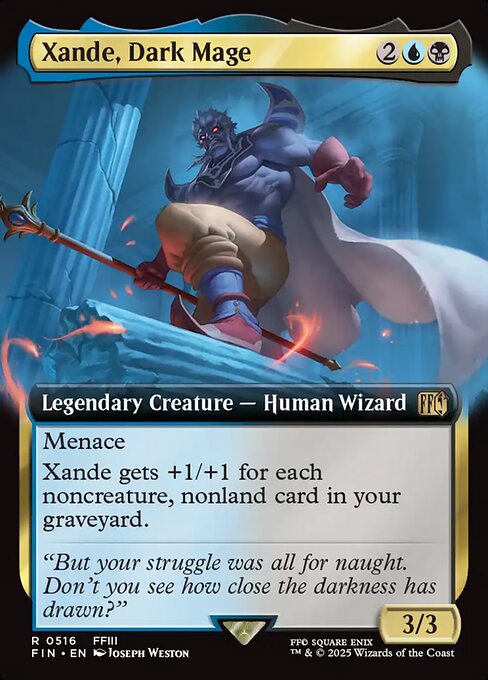 Xande, Dark Mage – Final Fantasy (FIN-516) Magic: The Gathering card | LC-REM-20260804-15523474112844-e11df7e8-e154-4fe2-b8d6-a452d0e0d7d5