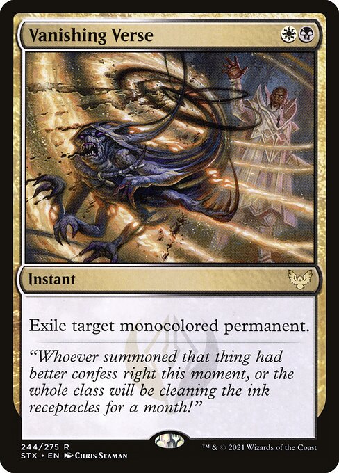 Vanishing Verse – Strixhaven: School of Mages (STX-244) Magic: The Gathering card | LC-REM-20260804-15150816821580-e12573fe-aee3-49db-93e2-d00972cbb3b1
