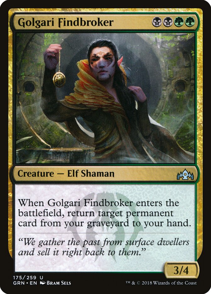 Golgari Findbroker - Guilds of Ravnica (Uncommon) [GRN-175]