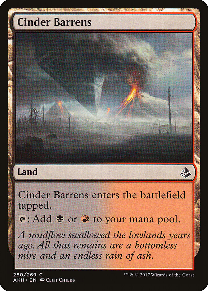 Cinder Barrens - Amonkhet (Common) [AKH-280]