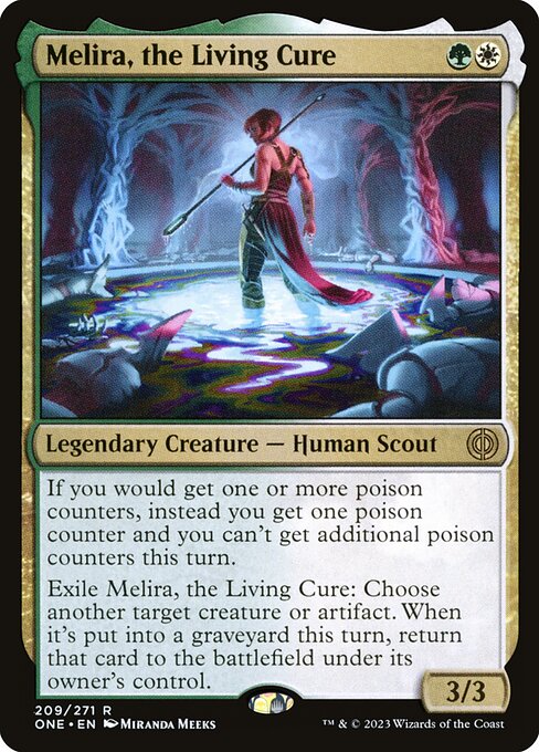 Melira, the Living Cure – Phyrexia: All Will Be One (ONE-209) Magic: The Gathering card