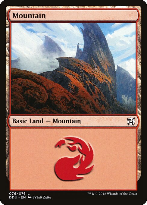 Mountain – Duel Decks: Elves vs. Inventors (DDU-76) Magic: The Gathering card | LC-REM-20260804-15765055209804-e13ee385-ad54-410a-b1db-19a0267294e1 Main image