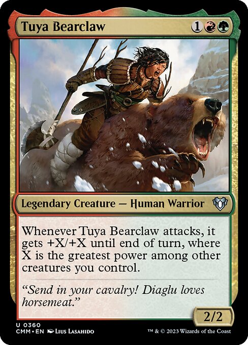Tuya Bearclaw – Commander Masters (CMM-360) Magic: The Gathering card | LC-REM-20260804-15376411001164-e146e10c-3104-442d-9383-0f670960180d