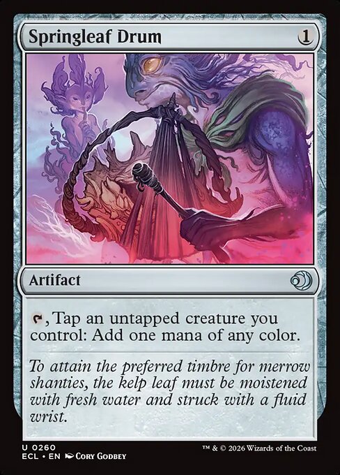 Springleaf Drum – Lorwyn Eclipsed (ECL-260) Magic: The Gathering card