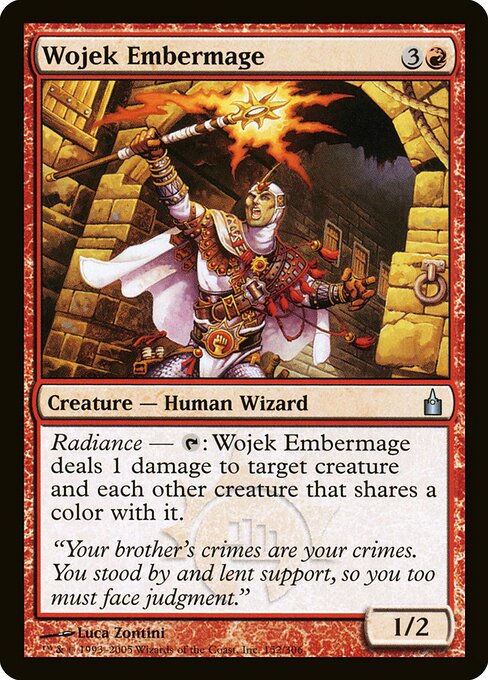Wojek Embermage – Ravnica: City of Guilds (RAV-152) Magic: The Gathering card | LC-REM-20260804-15909415256396-e1614866-fb0b-47bd-ab26-5c20ff175d10
