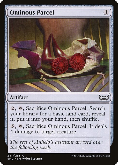 Ominous Parcel – Streets of New Capenna (SNC-241) Magic: The Gathering card