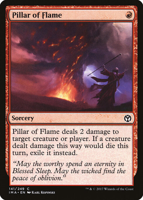 Pillar of Flame – Iconic Masters (IMA-141) Magic: The Gathering card | LC-REM-20260804-15681703510348-e16b001f-dffd-4e7c-a7ab-daa00221bfbf
