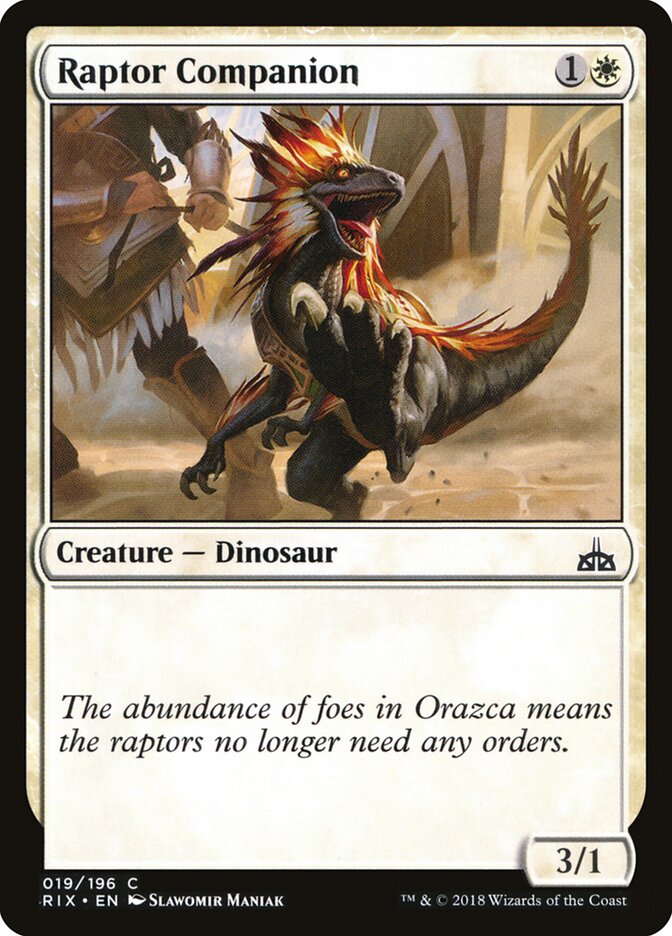Raptor Companion - Rivals of Ixalan (Common) [RIX-19]
