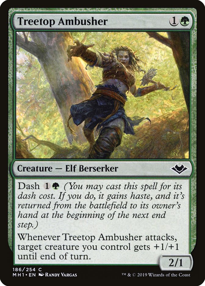 Treetop Ambusher - Modern Horizons (Common) [MH1-186]