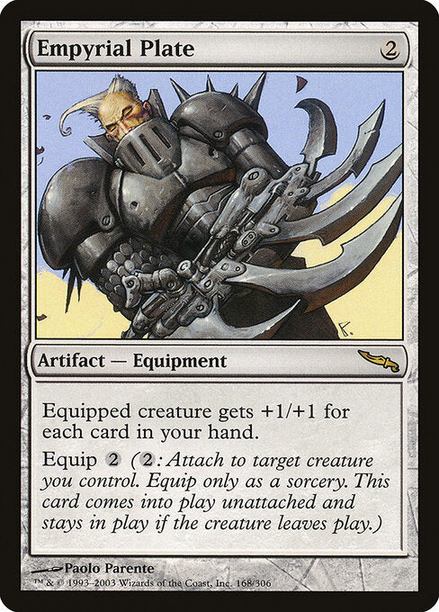 Empyrial Plate – Mirrodin (MRD-168) Magic: The Gathering card | LC-REM-20260804-15614740201804-e1735bbb-402e-4657-8ad0-df2c56d5ee01