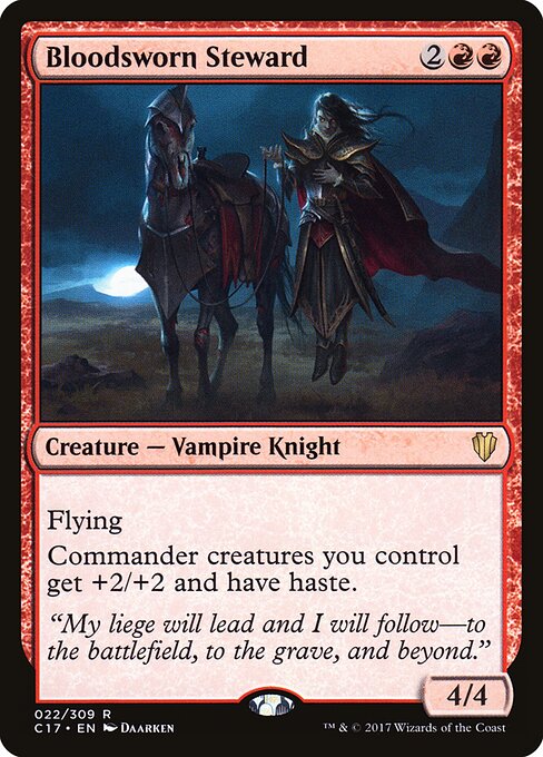 Bloodsworn Steward – Commander 2017 (C17-22) Magic: The Gathering card