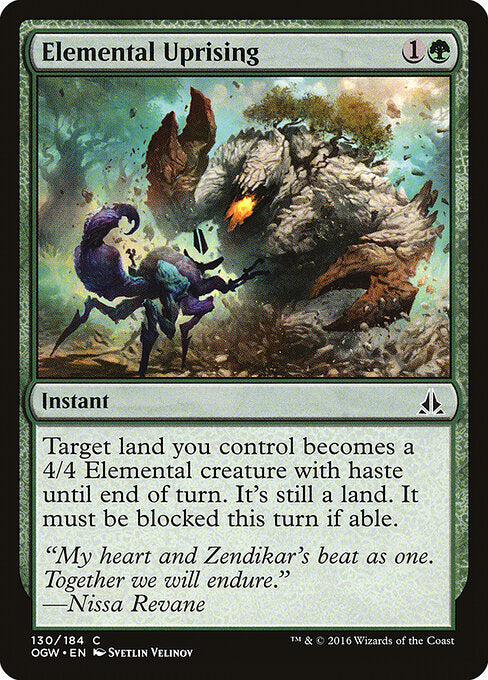 Elemental Uprising – Oath of the Gatewatch (OGW-130) Magic: The Gathering card