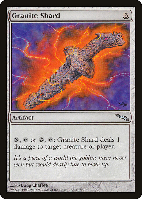 Granite Shard – Mirrodin (MRD-182) Magic: The Gathering card | LC-REM-20260804-15617497039180-e197af6a-24ac-4f3b-ab3c-736f4057748b