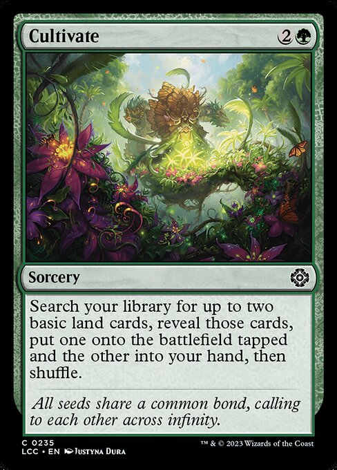 Cultivate – Commander: The Lost Caverns of Ixalan (LCC-235) Magic: The Gathering card