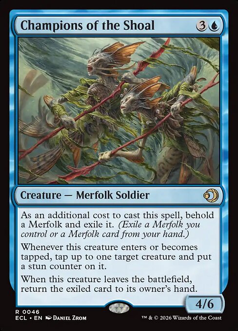 Champions of the Shoal – Lorwyn Eclipsed (ECL-46) Magic: The Gathering card