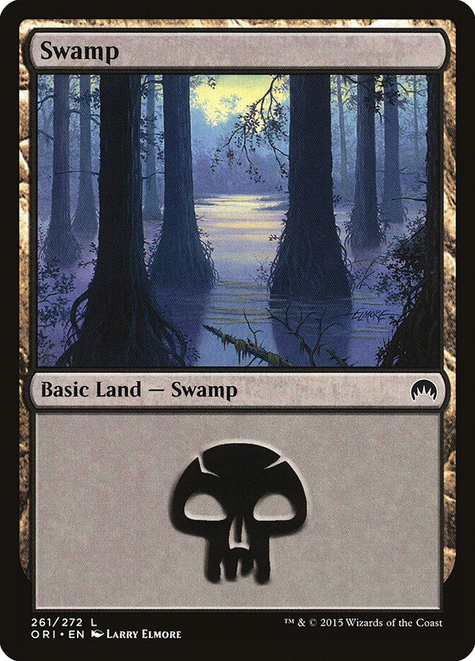 Swamp (V.1) - Magic Origins (Land) [ORI-261] Hoofdafbeelding