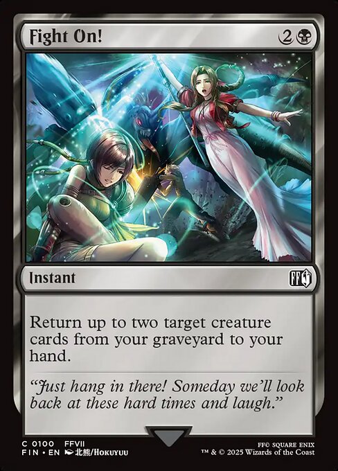 Fight On! – Final Fantasy (FIN-100) Magic: The Gathering card | LC-REM-20260804-15340020367692-e1b0739a-dcc4-4034-96d7-69e551b2f36b