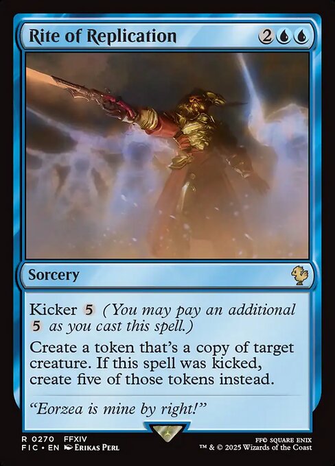 Rite of Replication – Final Fantasy Commander (FIC-270) Magic: The Gathering card | LC-REM-20260804-15339644584268-e1d1c0ab-6f75-4144-baab-59b2194742f9