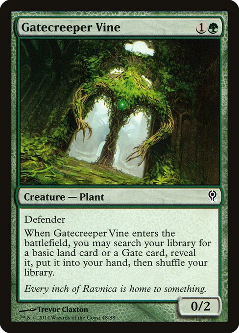 Gatecreeper Vine – Duel Decks: Jace vs. Vraska (DDM-48) Magic: The Gathering card