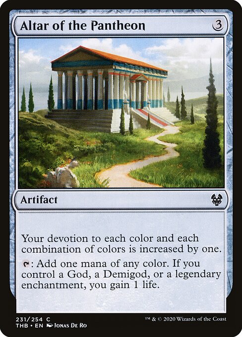 Altar of the Pantheon – Theros Beyond Death (THB-231) Magic: The Gathering card