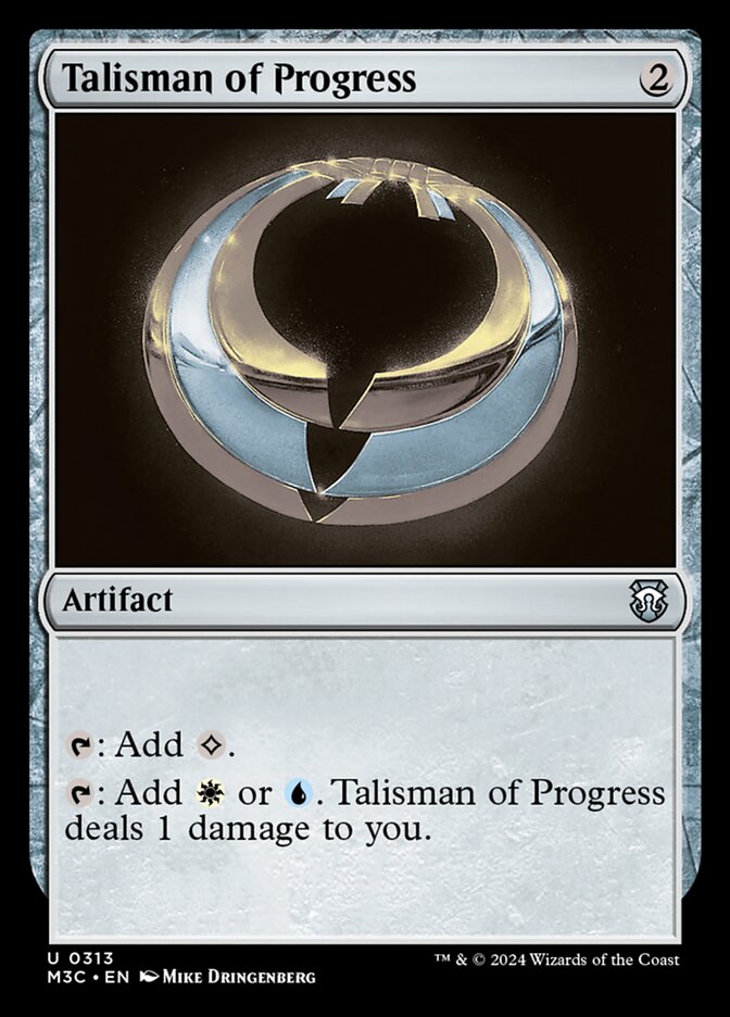 Magic-kaart Talisman of Progress M3C-313 uit Modern Horizons 3 Commander (Uncommon)