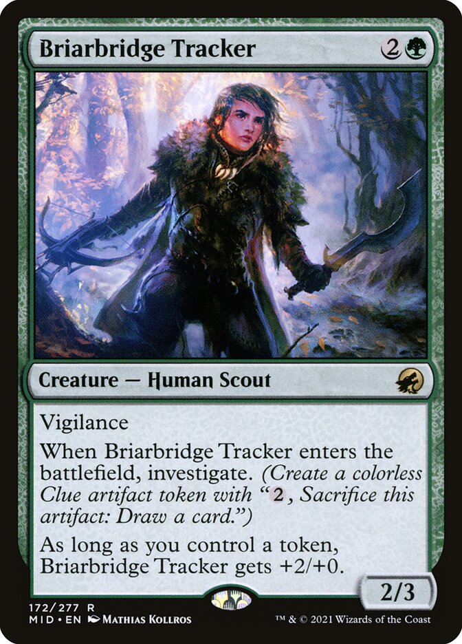 Briarbridge Tracker - Innistrad: Midnight Hunt (Rare) [MID-172] Imagen principal del producto